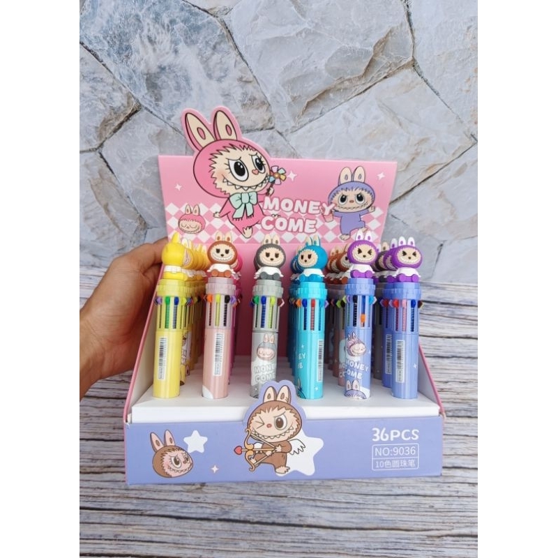 

Pulpen Warna Warni Karakter Labubu Viral Cetek Stationery