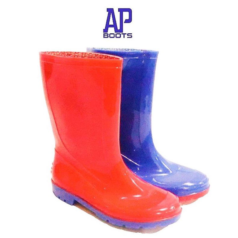KODE G42Q sepatu AP Boots anak Lakilaki dan Perempuan Biru dan Merah ukuran 3339 tanggung