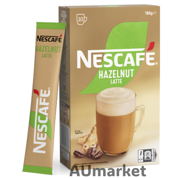 

Nescafe Hazelnut Latte Coffee Sachets | 10 pack