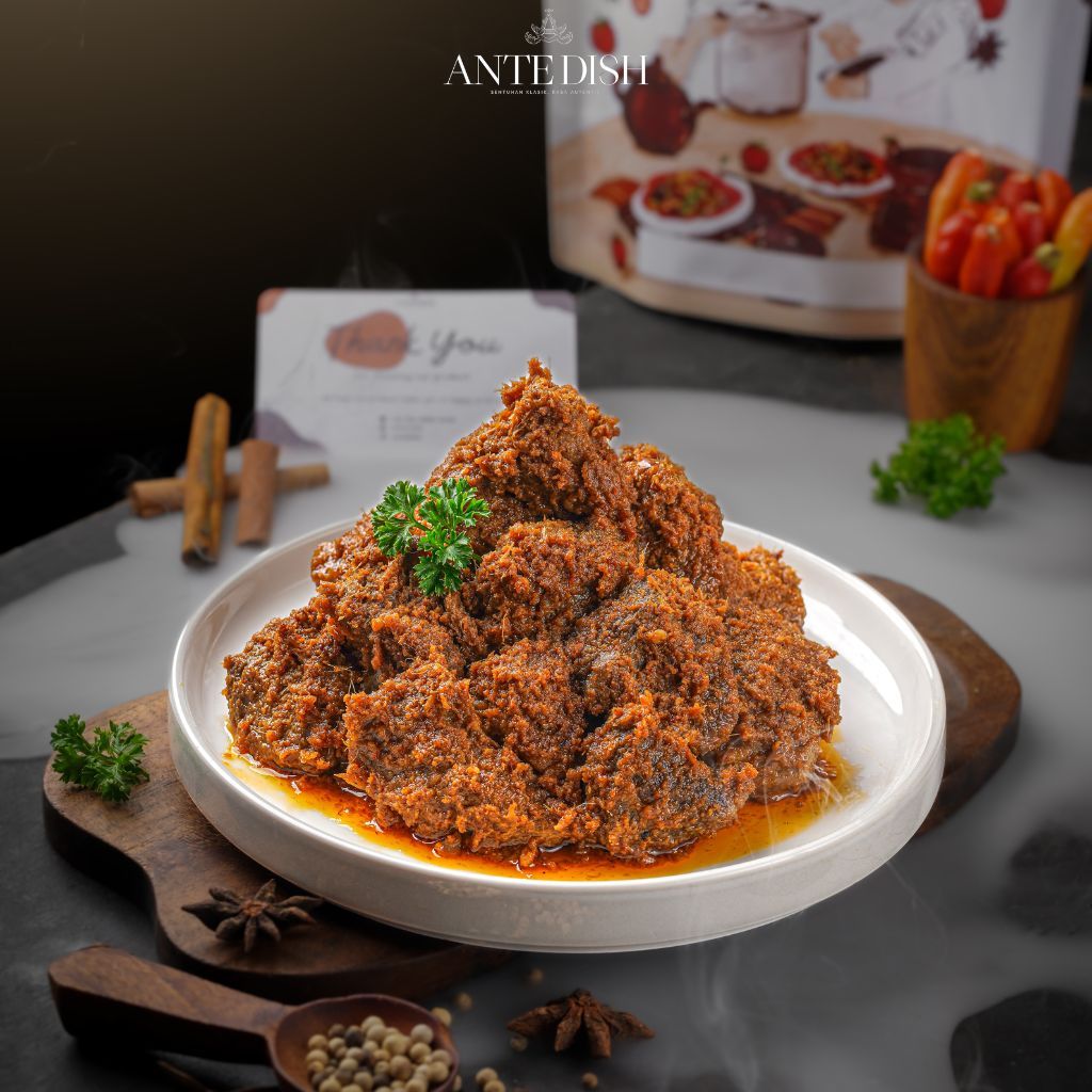 

Ante Dish Rendang Daging Sapi Kemasan 250gr | Mini Size