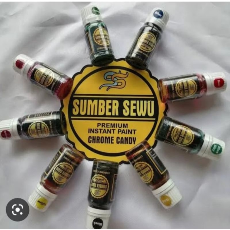 Sumber Sewu Premium Instant Paint Candy Chrome // Cat Oles Velg // Cat Candy Chrome // Cat Velg Moto