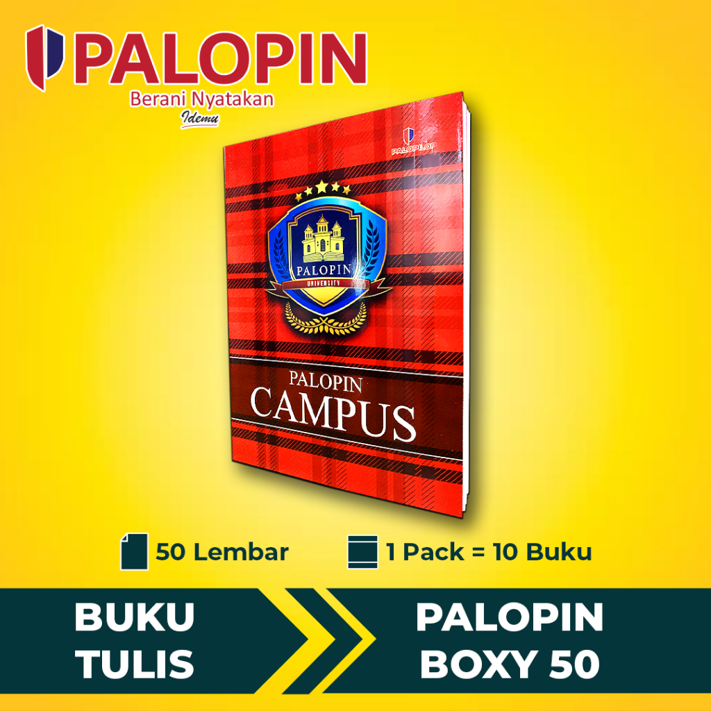

NYBEBY26 BUKU PALIN BOXY CAMPUS 50 LEMBAR (ISI PCS) UKURAN 24 X 17