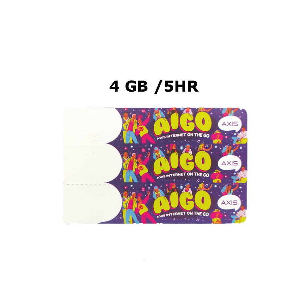 Paket Data Axis 4GB 5hr (4.5GB)