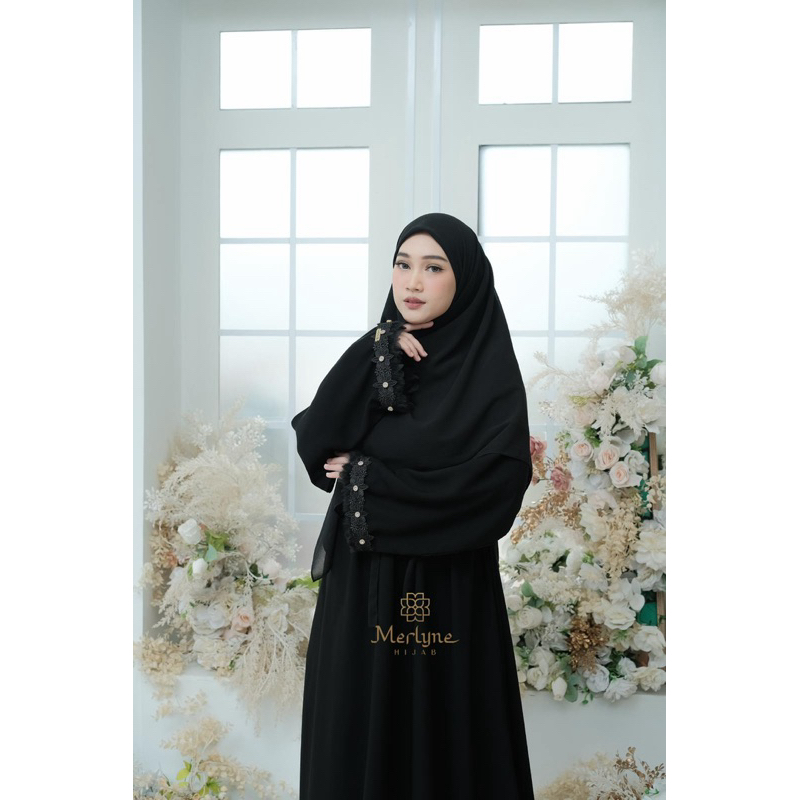 Zahra Abaya (set Hijab) by Merlyne hijab