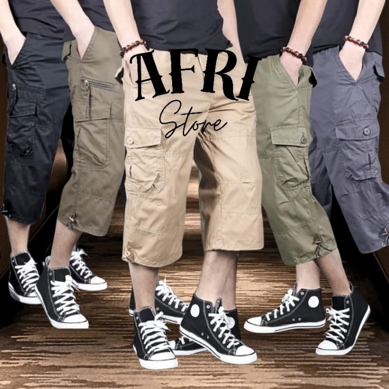 Celana Cargo Pendek Pria Terbaru Celana Cargo Sirwal Gabriel