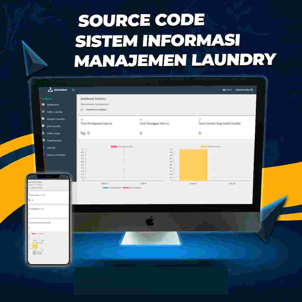 Source code sistem informasi pengelolaan laundry