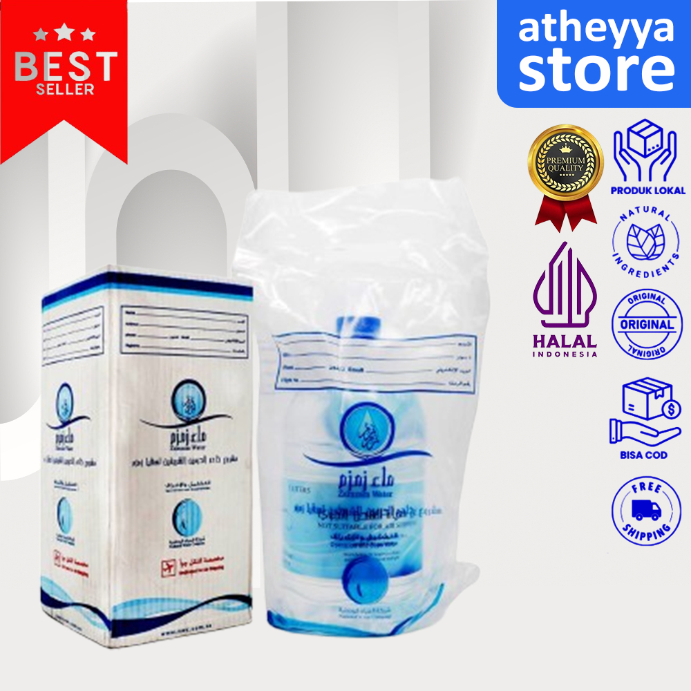 

Air zam zam 5 Liter 5 L / Air zam-zam / Air zamzam / Air zam - zam Original 100% Tanpa Bahan Campuran