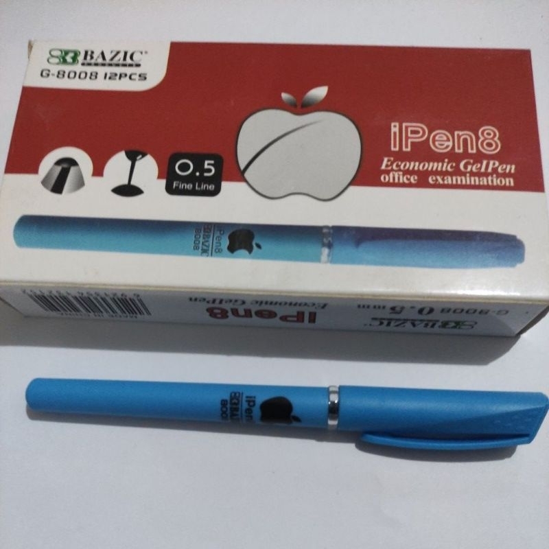 

pulpen bazic ipen8 0.5mm tinta hitam
