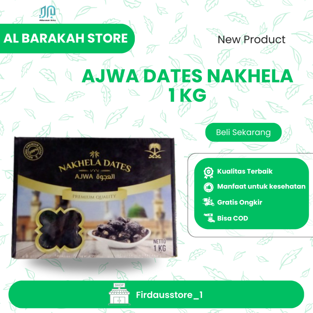 

Kurma Madinah Ajwa Nakhela Dates Eksklusif Kurma Nabi Kurma Arab Asli Premium 1 Kg