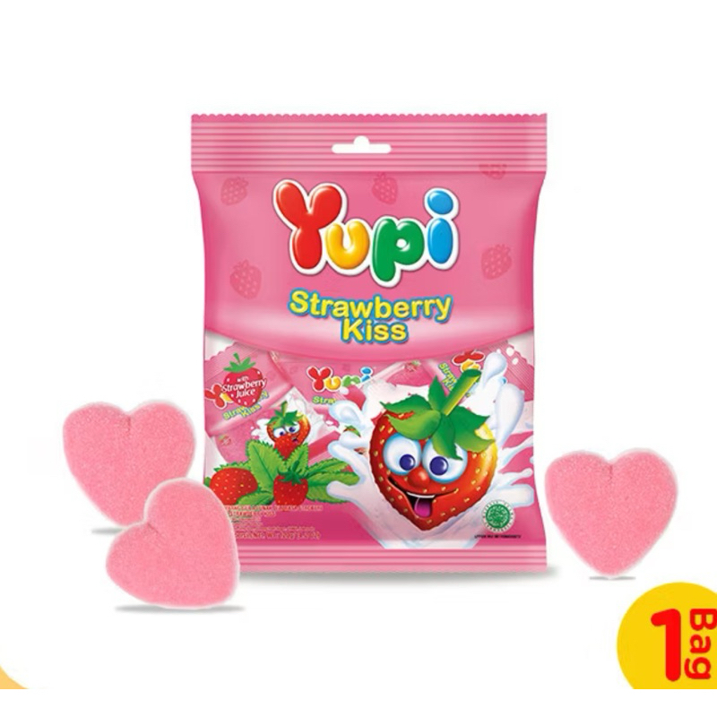 

Yupi Strawberry Kiss 120 gr