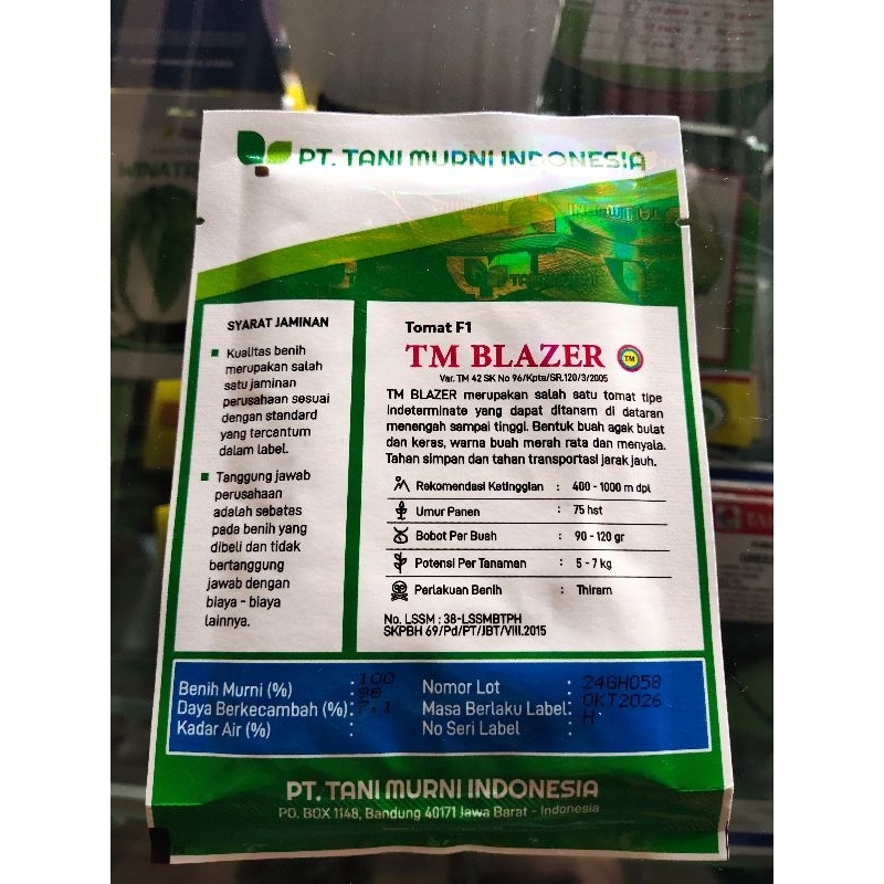 Benih Tomat TM Blazer F1