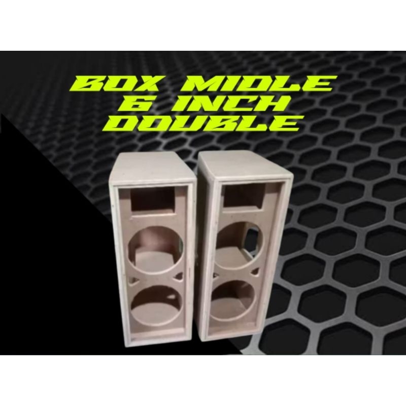 Box Midle 6 inch double| sudah packing kardus