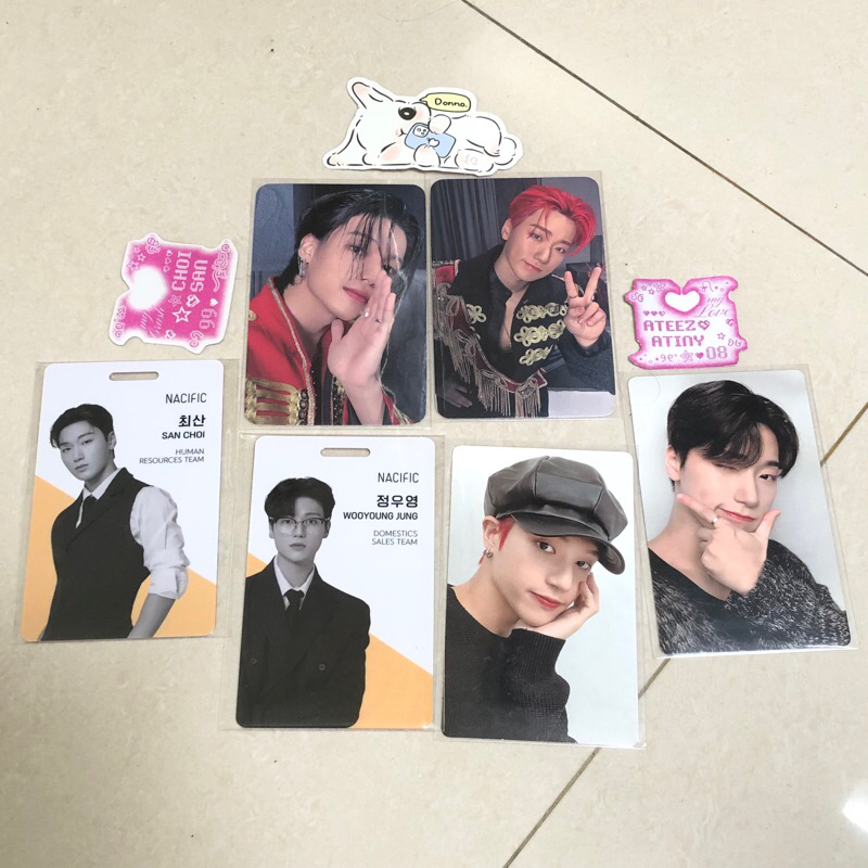 [READY] ATEEZ SAN PHOTOCARD OFFICIAL