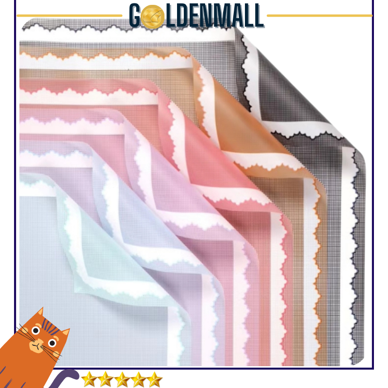 

20 LEMBAR Kertas Bunga Buket Cellophane Warna Motif Brokat Renda Flower Wrapping 6033