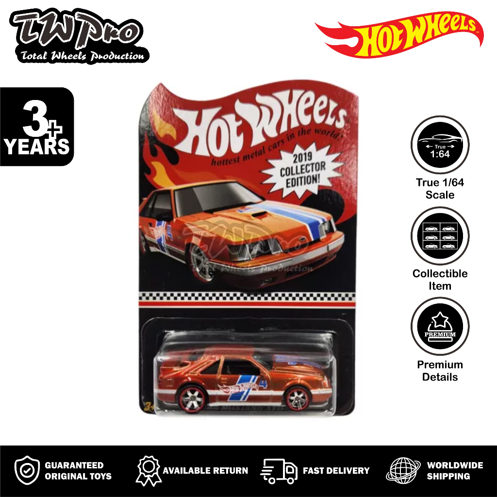 Hot Wheels '84 Mustang SVO Collector Edition 2019 (Free Protektor)