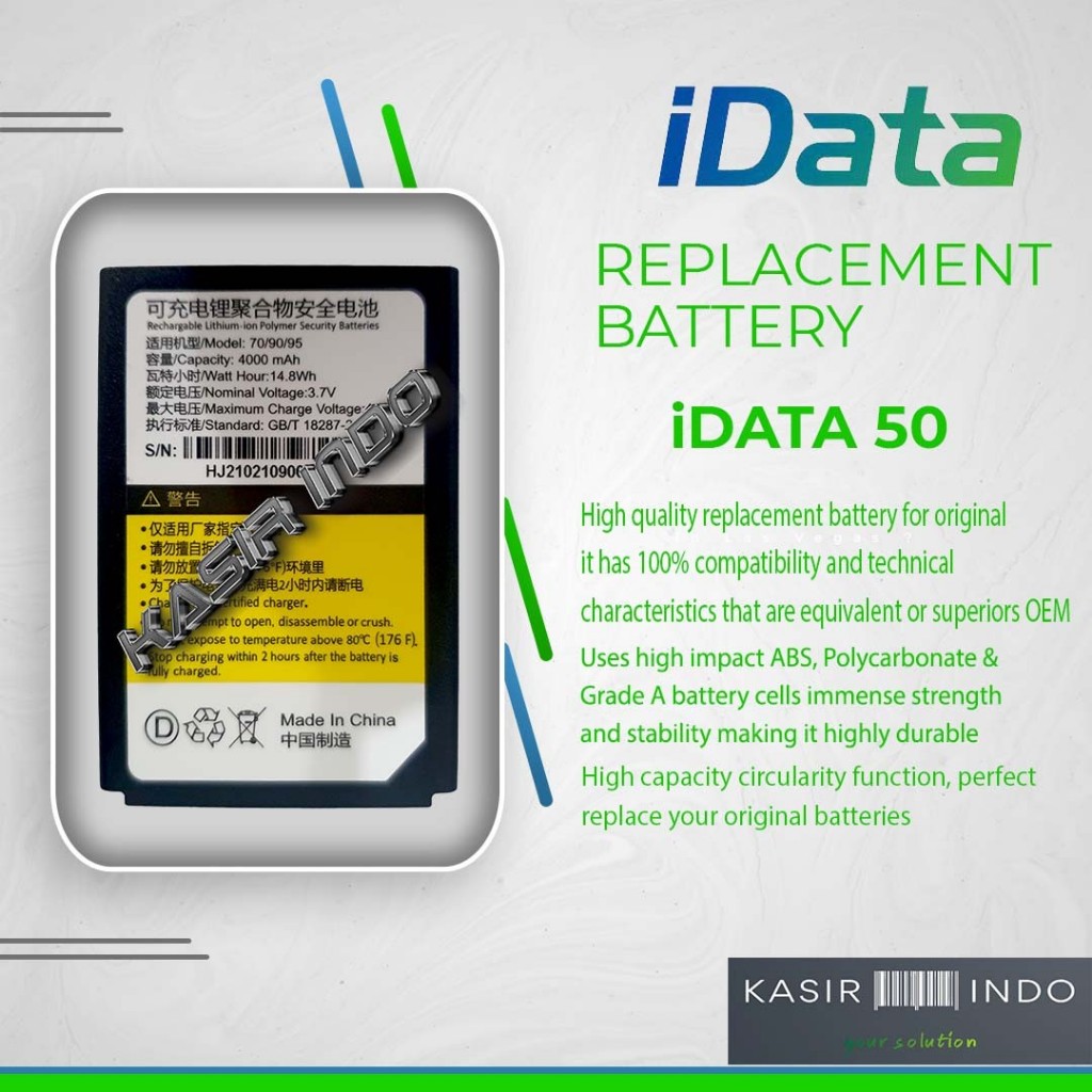 BATERAI IDATA 50 | BATTERY PDT | PDA IDATA50