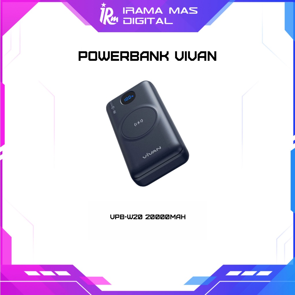 POWERBANK VIVAN VPB-W20 20000MAH