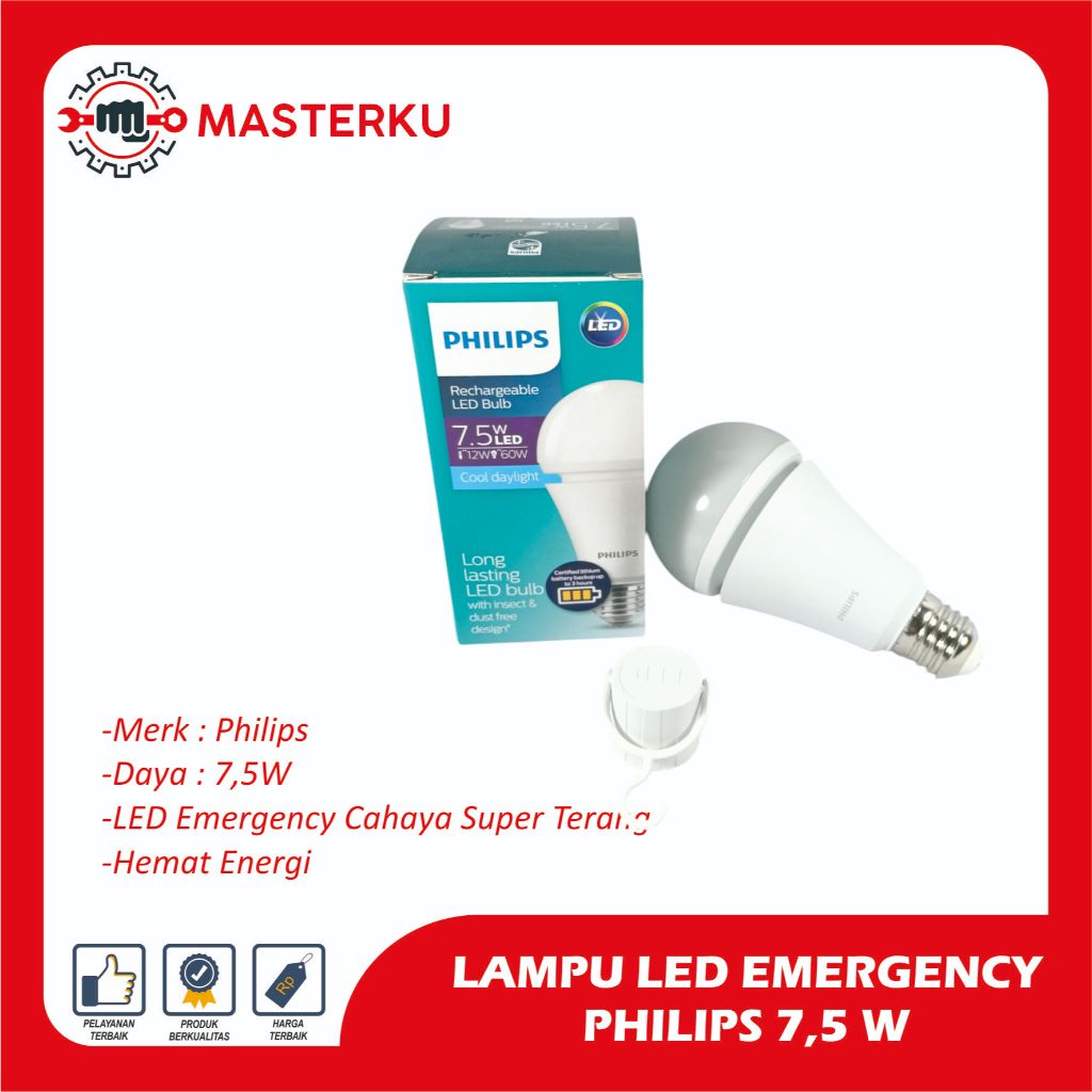 Lampu Emergency Philips RadiantLine Bohlam LED/LED Emergency /Lampu Darurat Philips
