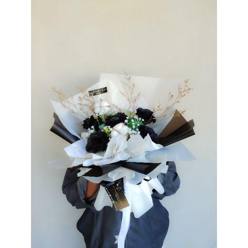 [BISA KIRIM HARI INI] Artifisial Buket / Artificial Bouquet / buket bunga palsu / buket / mawar / bu