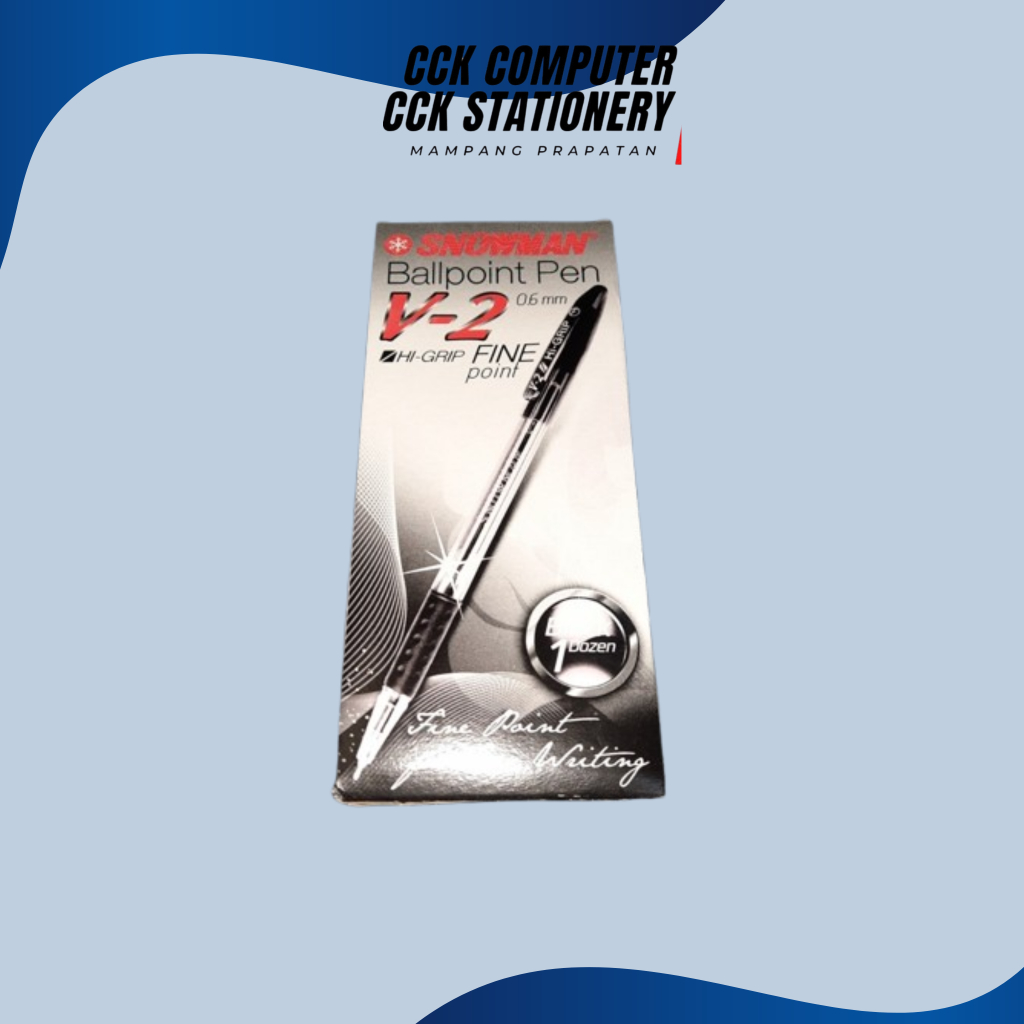 

Snowman Pulpen V2 0.6mm Ballpoint Pena Murah