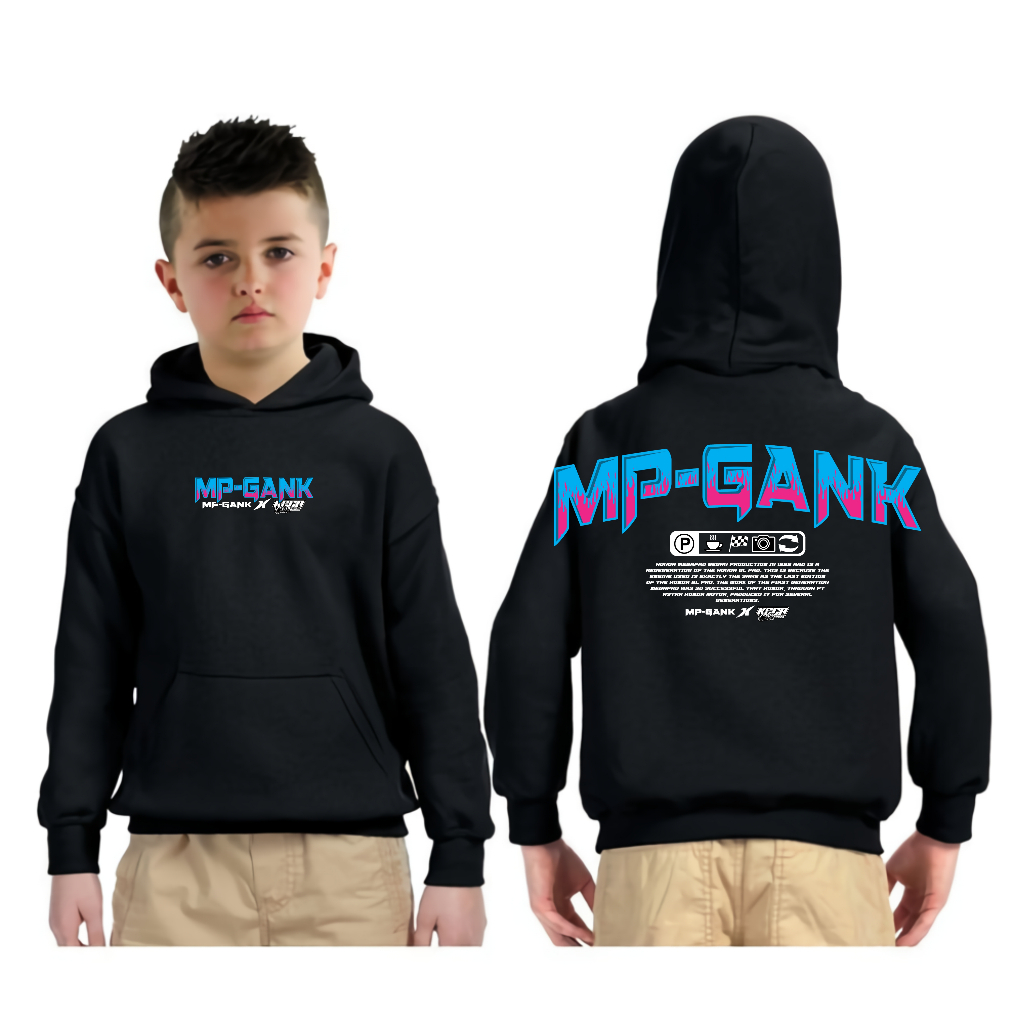Jaket Hoodie Anak MP GANK V1 Megapro Herex Hodie Anak Racing Herex Megapro MP CB GL GANK
