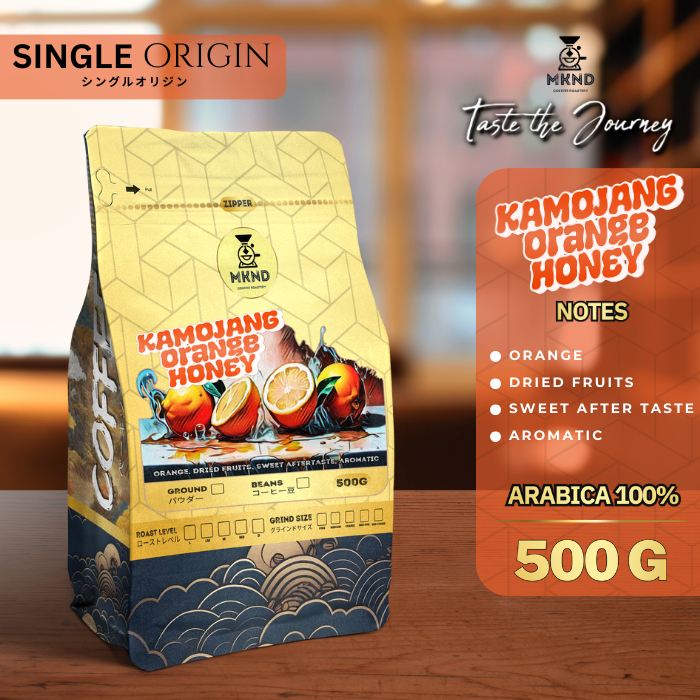 

KOPI ARABIKA KAMOJANG ORANGE HONEY ANAEROB 500 GRAM SPECIALTY MKND COFFEE
