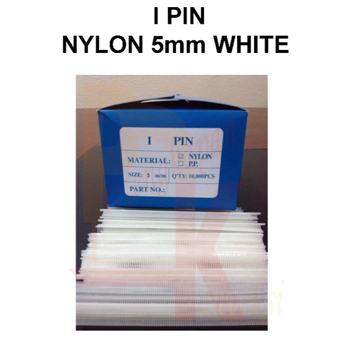 Tag I Pin 5 7 10 mm Micro Mikro Pin Nylon Fine Halus Refill Tag Pin Lubang Jarum Kecil