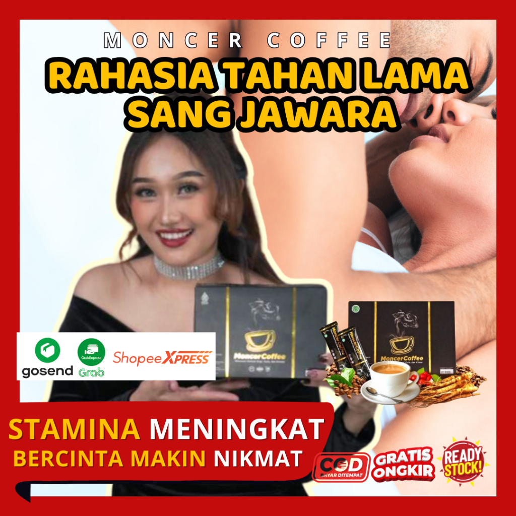 MOONCEER COFFEE ORIGINAL l KOPI HERBAL RAHASIA TAHAN LAMA SANG JAWARA TERLARIS BPOM HALAL ORIGINAL