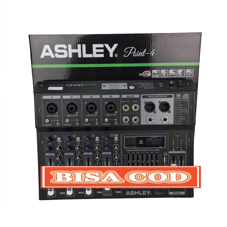 mixer ashley point 4 point4 4 chanel original 4 Channel Mixer,4 Mono Mic Line