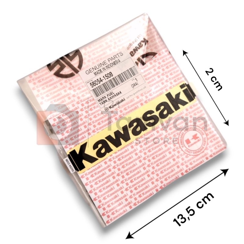 DECAL EMBLEM STICKER TANGKI Z250 SL Z 250 SL ORIGINAL KAWASAKI