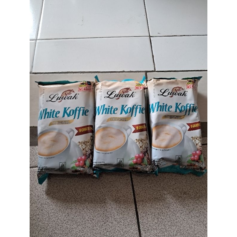 

LUWAK WHITE COFFIE ORIGINAL ISI 10