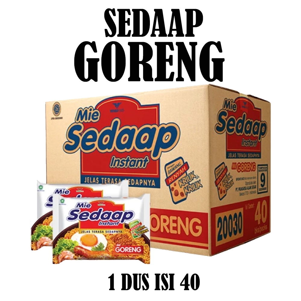 

MIE SEDAAP GORENG DUS ISI 40