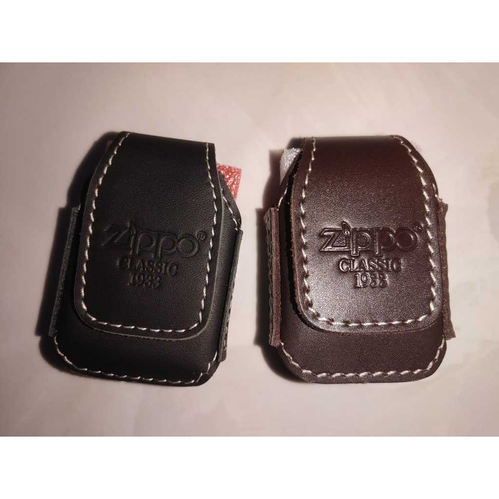 Tempat Sarung Kulit Zippo Classic Leather Case