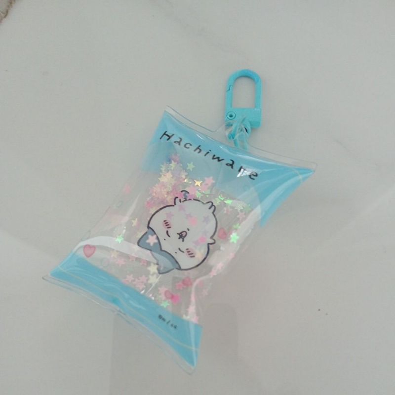 Keychain Shaker Chiikawa Hachiware Original blue