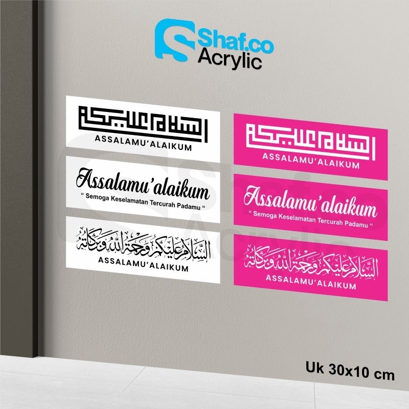 

STICKER ASSALAMU'ALAIKUM // STIKER SALAM // STIKER // RAMBU-RAMBU