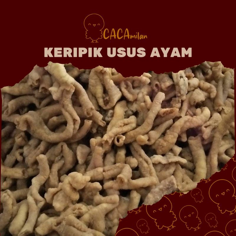 

Keripik Usus Ayam Original Kripsus Enak Gurih Kemasan 500gr
