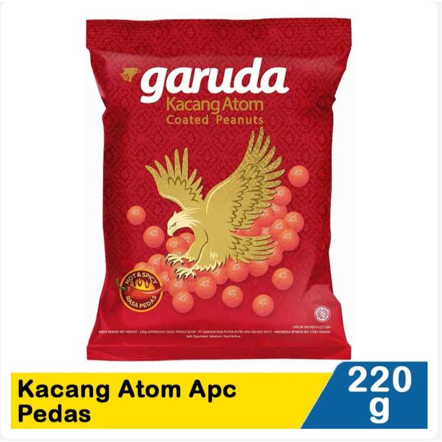 

Garuda Kacang Atom rasa Pedas 220 gr