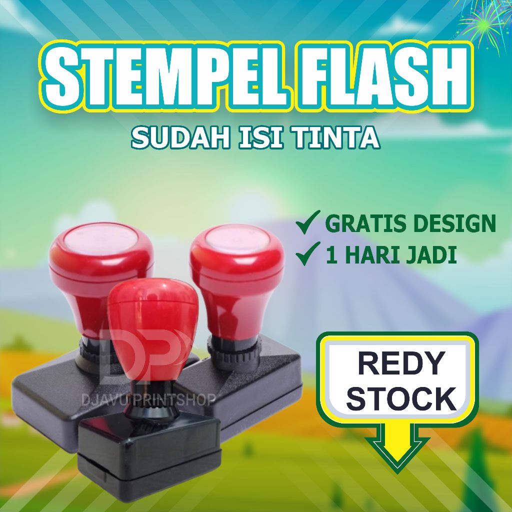 

CETAK STEMPEL FLASH/STEMPEL OTOMATIS CUSTOM 1 HARI JADI