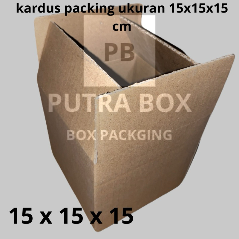 

Kardus packing ukuran 15x15x15 cm
