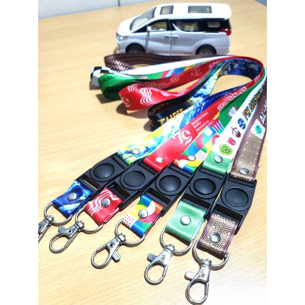 

URGENT!! CETAK TALI LANYARD urgent PRINTING SUBLIM 2 CM MIN CETAK min 10pcs