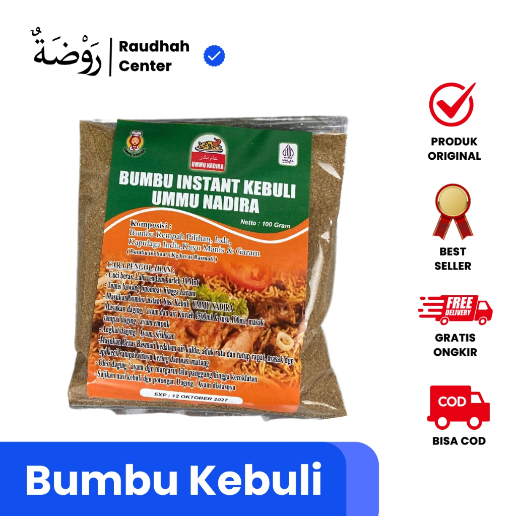 

Ummu Nadira Bumbu Instant Nasi Kebuli 100 gram