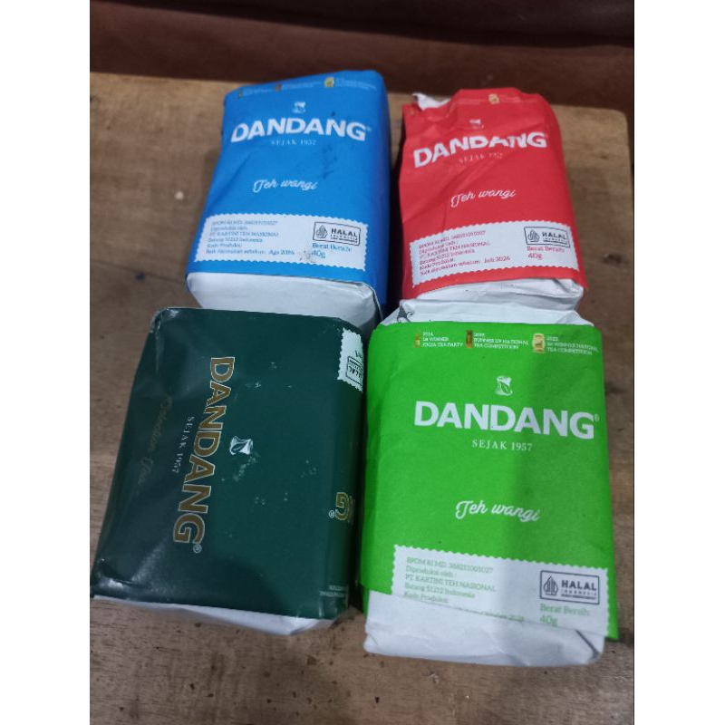 

4 macam teh dandang