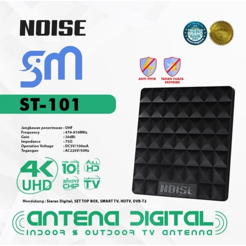 antena tv Digital Noise ST-101 outdoor indoor ST101 4K luar dalam