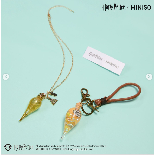 Miniso x Harry Potter Jewelry Necklace Felix Felicis Polyjuice Love Potion Kalung Harry Potter Minis