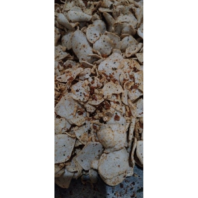 

Kripik Basreng Asin & Pedas Daun Jeruk Cemilan Keripik Kiloan Grosir