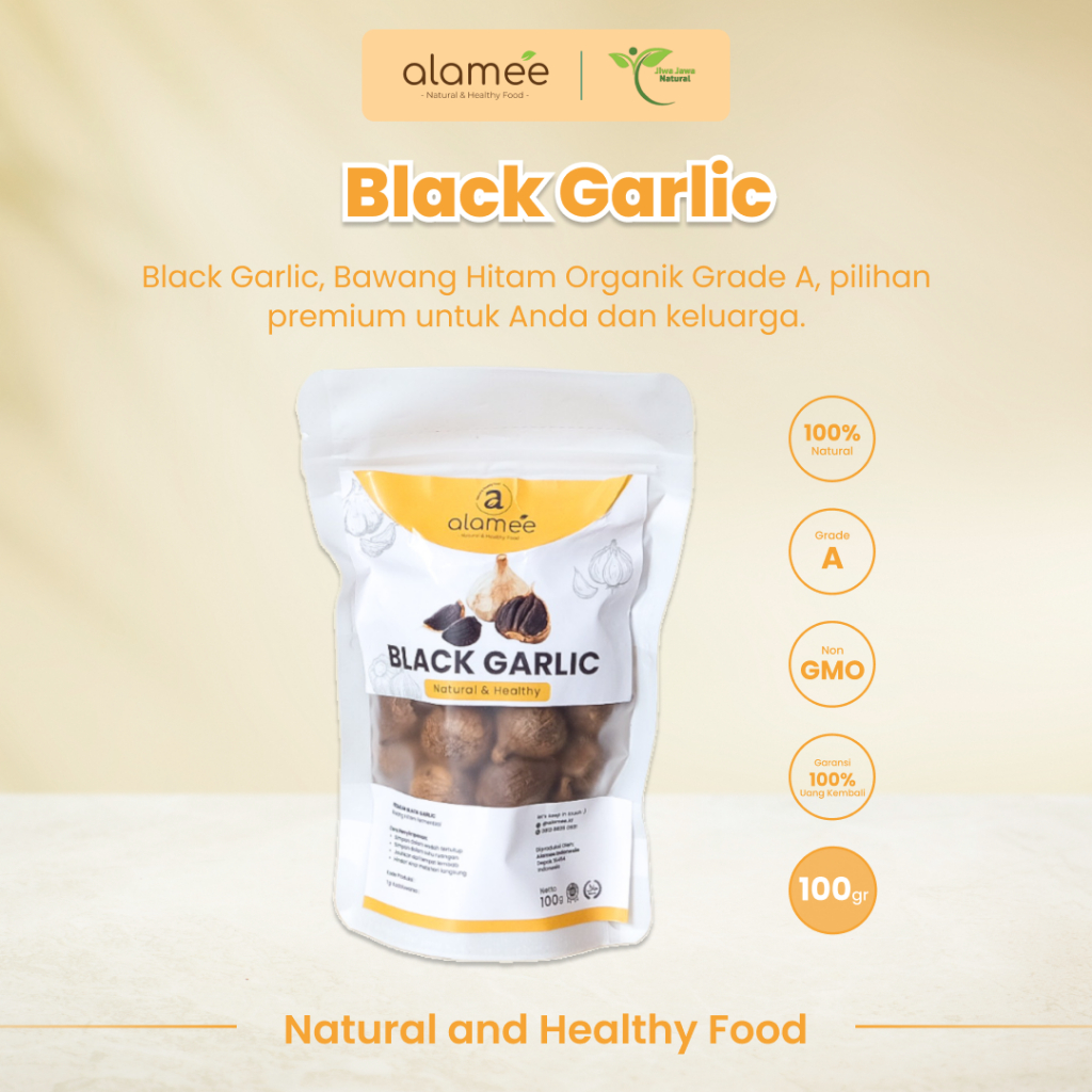 

Black Garlic Bawang Hitam Tunggal