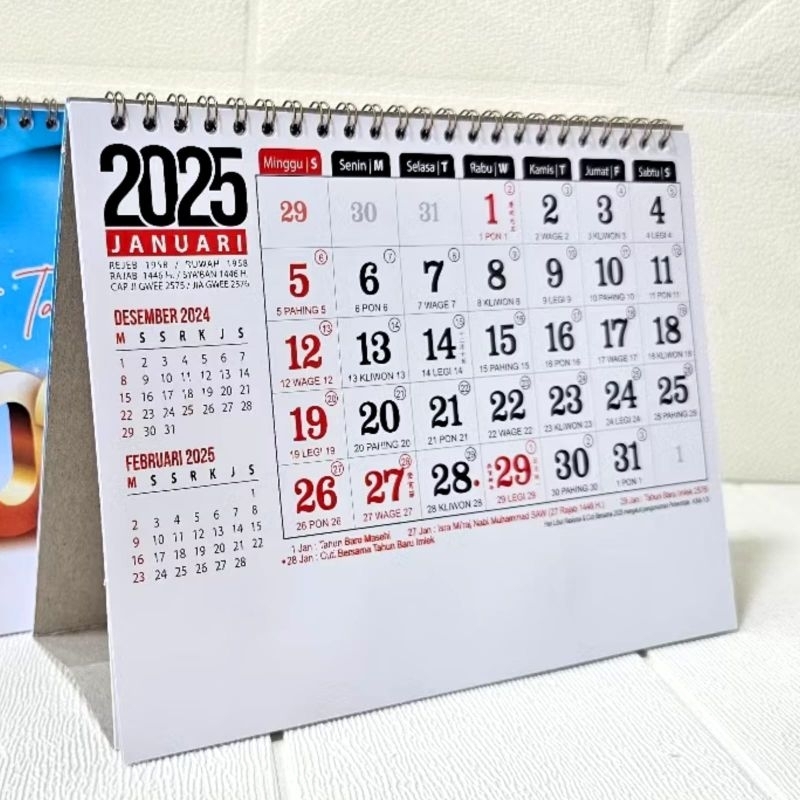 

[BISA COD] [PROMO]KALENDER MEJA KERJA TAHUN 2025