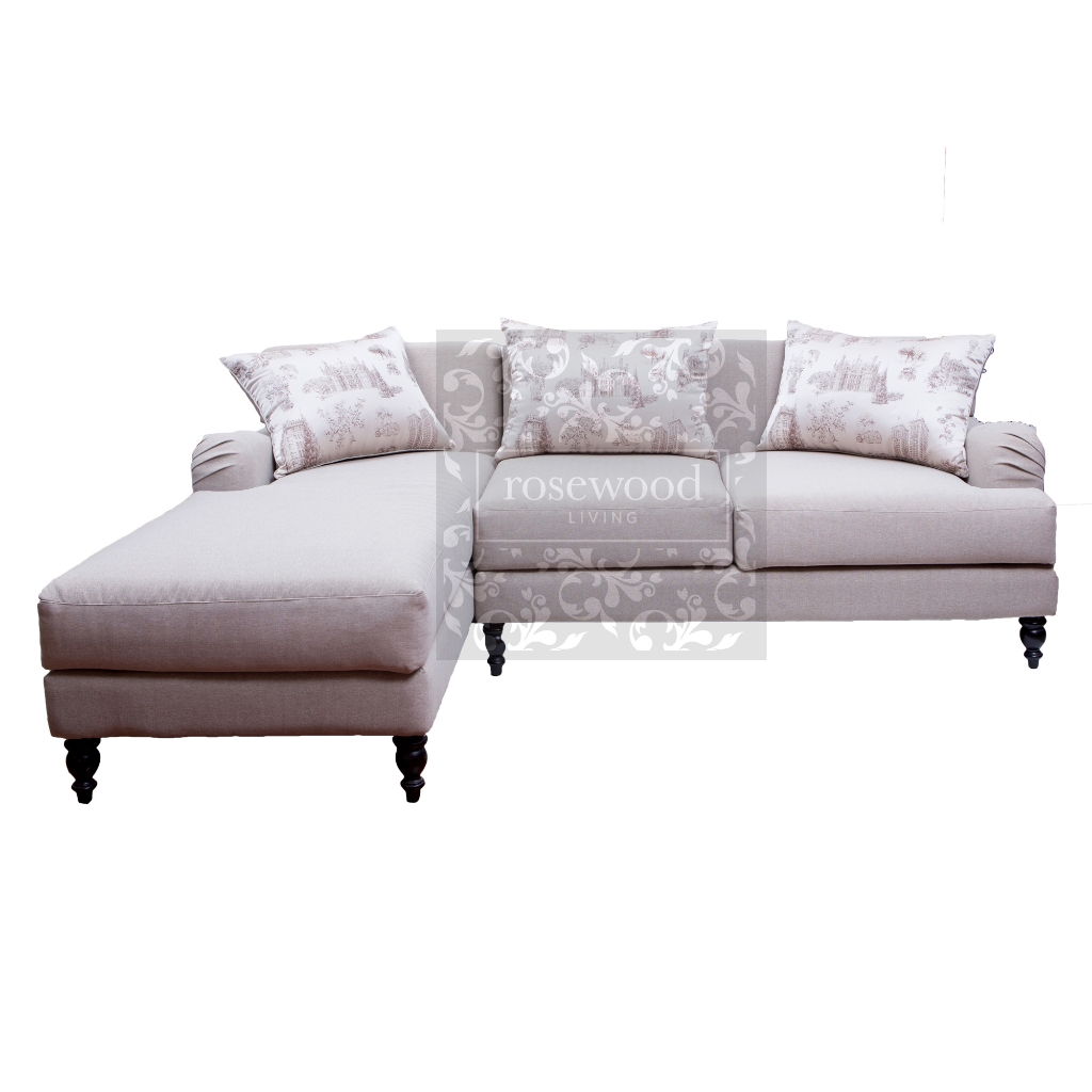 ROSEWOOD Ashley L Sofa | Sofa Ruang Tamu