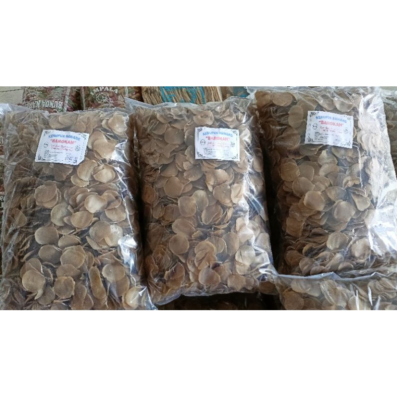 

krupuk bawang mentah atau krupuk puli halus atau krupuk lumping berat 250g,500g,1kg