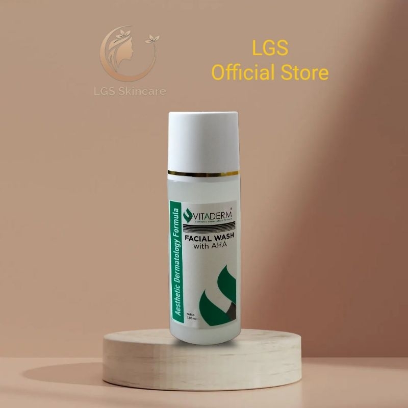 VITADERM Facial Wash With AHA